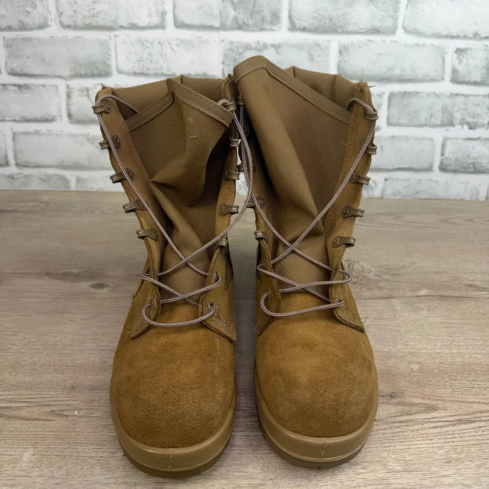 Bates Tactical Combat Boots Vibram Sole Tan Mens 4.5 W